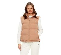 Guess- Chaleco Acolchado Regular Sin Mangas- Jackets- Mujer- Beige- L- Chaleco Acolchado Regular Sin Mangas