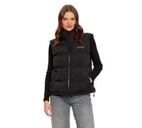 Guess- Chaleco Acolchado sin mangas- Jackets- Mujer- Negro- S- Chaleco Acolchado sin mangas