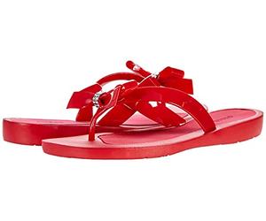 GUESS Chanclas con tutú para mujer, Rojo Multicolor, 35 EU