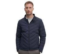 Guess Chaqueta acolchada con bolsillos laterales y cierre con cremallera, cuello a la coreana con botón y mini logotipo en el brazo., turquesa, XXL