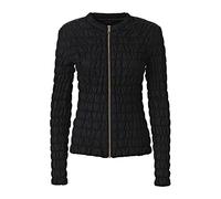 GUESS Chaqueta acolchada de invierno para mujer, negro, L, Negro , L