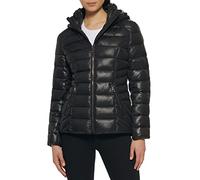 GUESS Chaqueta acolchada de peso medio para mujer, Acolchado negro 2, M