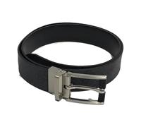 Guess- Cinturón de Cuero Reversible Negro- Accessories- Hombre- Negro- XL- Cinturón de Cuero Reversible Negro