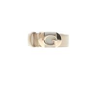 GUESS Cinturón de mujer H30, beige, 3 cm de ancho, poliuretano, estilo casual, hebilla con logotipo G