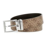 GUESS BMBCLOP5135 - Cinturón reversible para hombre de piel y poliuretano, color BBO, altura 3,5 cm, ajustable, talla M, art. BMBCLOP5135