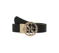 GUESS cinturón Noelle Nolana Belt W105 Coal Logo gris oscuro negro recortable reversible