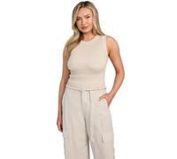 GUESS Claire - Camiseta sin mangas para mujer, Mink ligero, XS