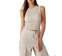 GUESS Claire - Camiseta sin mangas para mujer, Mink ligero, XS