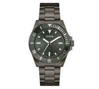 Guess Cliff GW0968G3 - Reloj de Pulsera para Hombre (Acero Inoxidable, 41 mm, Correa de Acero Inoxidable, 3 Bares), Color Negro