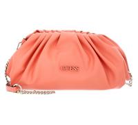 GUESS Clutch, Bolso de Mano Central City para Mujer, Coral, Talla Unica