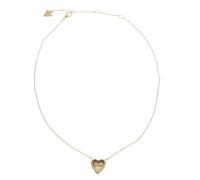 GUESS Collar de mujer con corazón dorado Mon Amour JUBN04606JWYGT-U