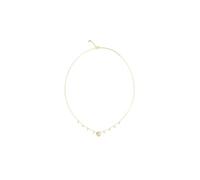 GUESS collar Aurora 16-18" Pave Fringes Yellow Gold dorado