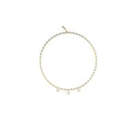 GUESS collar Borboleta 16-18" Borboleta & 4G Charm Yellow Gold dorado