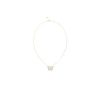 GUESS collar Borboleta 16-18" Necklace Yellow Gold dorado