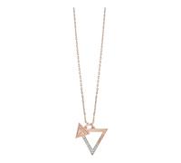 Guess Collar icónico 3Angles bañado en oro rosa UBN83092