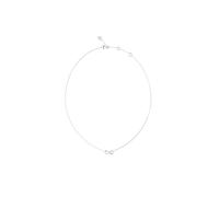 GUESS collar Love Bites 16-18" Infinity Necklace Rhodium plateado