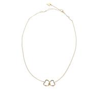 GUESS collar Mon Amour Two Hearts Necklace Yellow Gold