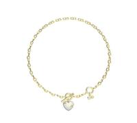 GUESS - Collar para mujer con forma de corazón dorado JUBN04494JWYGT-U