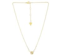 GUESS Collar pequeño de oro amarillo perlado para mujer, acero inoxidable de alta calidad, diseños de alta resistencia al deslustre, UBN05519YG