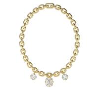 GUESS Collier pour Femme Avec lumières clignotantes dorées JUBN04231JWYGT, Cristal