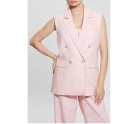 GUESS Corinne Vest Pink Texured Combo Talla: XS | Chalecos Outlet | Mujer | Rosa