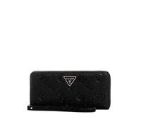 Guess Cresidia - Cartera Grande con Cremallera para Mujer, Color Negro, Talla única