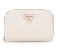GUESS Cresidia SLG Zip Around Wallet M Creme White
