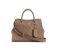 GUESS Cresidia Society Satchel Dark Taupe