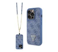 Guess Crossbody 4G Metal Logo, Azul - iPhone 15 Pro