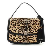 GUESS Cuero bolso bandolera bolso de hombro Audrey Convertible Xbody Flap Leopard multicolor