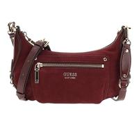 GUESS Cuero bolso bandolera Marsha Mini Crossbody Bag Burgundy rojo oscuro