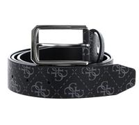 GUESS Cuero cinturón Vezzola Adjustable And Reventible Belt W95 Dark Black negro recortable
