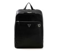 GUESS Cuero mochila de ocio con compartimento para portátil Monaco Squared Backpack Black negro