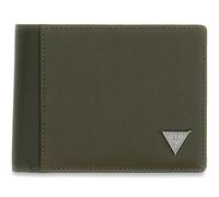 GUESS Cuero Monedero Berna Bifold Wallet Military Green Verde Oscuro