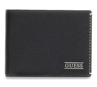 GUESS Cuero Monedero Boston Bifold Wallet Black Negro
