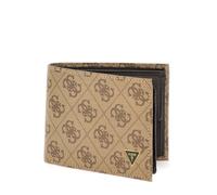 GUESS Cuero Monedero Mito Billfold Coin Wallet Beige