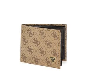 GUESS Cuero Monedero Mito Billfold Coin Wallet Beige