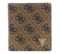 GUESS Cuero Monedero Mito Small Billfold Wallet with Coinpocket Coffee marrón