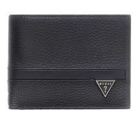GUESS Cuero Monedero Monaco Bifold Wallet Black Negro