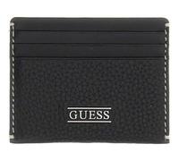 GUESS Cuero Tarjetero Boston Card Holder Black Negro