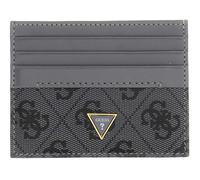 GUESS Cuero Tarjetero Milano Card Holder Black/Antracite Gris
