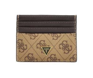 GUESS Cuero Tarjetero Mito Card Case Beige/Brown marrón