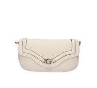 Guess Dea Bolso bandolera Off White, 28,5 x 15 x 8 cm, piel sintética con solapa y bolsillos interiores