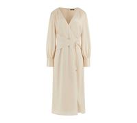 GUESS Dion Wrap Midi Dress Fawn Taupe Multi Talla: 40 | Vestidos Midi Outlet | Mujer | Negro