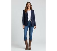 GUESS Eco Andree Single Breast Blackened Blue Talla: L | Blazers Outlet | Mujer | Azul