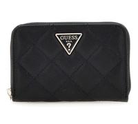 Guess Eco Carly SLG Medium Zip Around Wallet Black, Nero