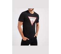 GUESS Eco Cn Ss Original Logo Jet Black A996 Talla: M | Camisetas con Decoración Impresa Outlet | Hombre | Negro