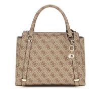 GUESS Eco Erica 2 Compartment Satchel Latte Logo