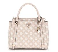 GUESS Eco Erica 2 Compartment Satchel Sand Logo