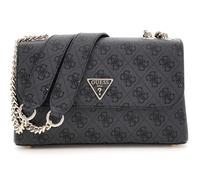 GUESS Eco Erica Convertible Xbody Flap Bag Coal Logo